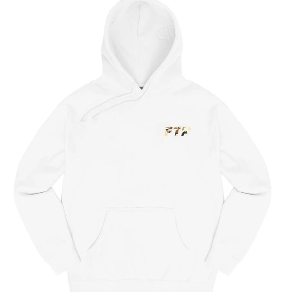 FTP White Digital Camo Hoodie XL